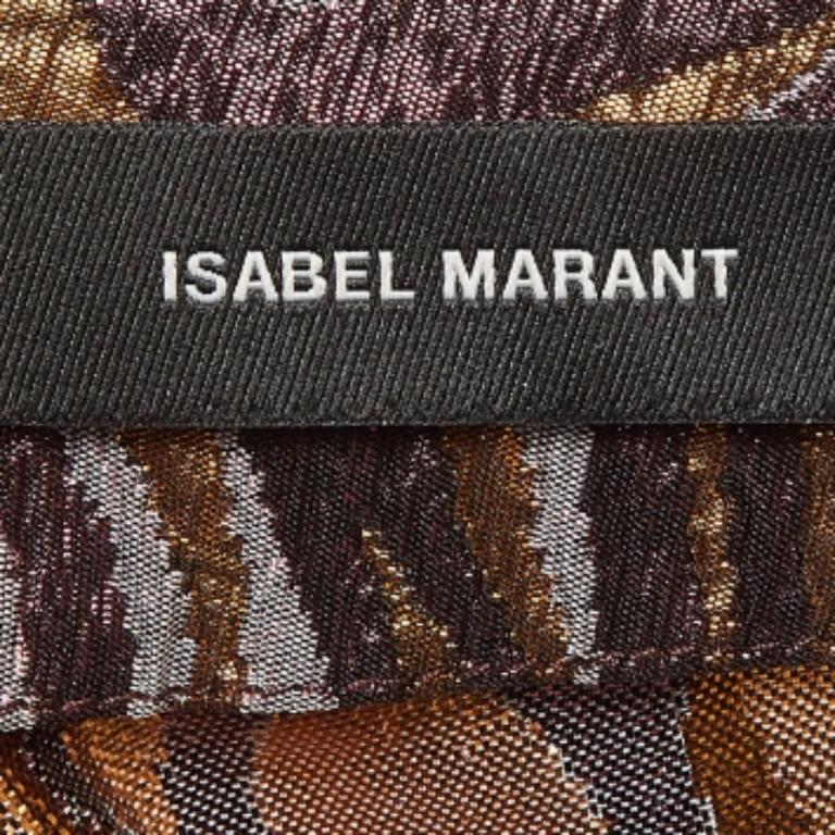 Isabel Marant - Top increspato in lurex metallizzato S In condizioni buone in vendita a Dubai, Al Qouz 2