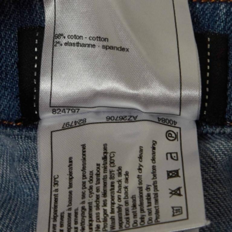 Vaquero lavado azul Chanel  Vaqueros M Cintura 31 en venta 1