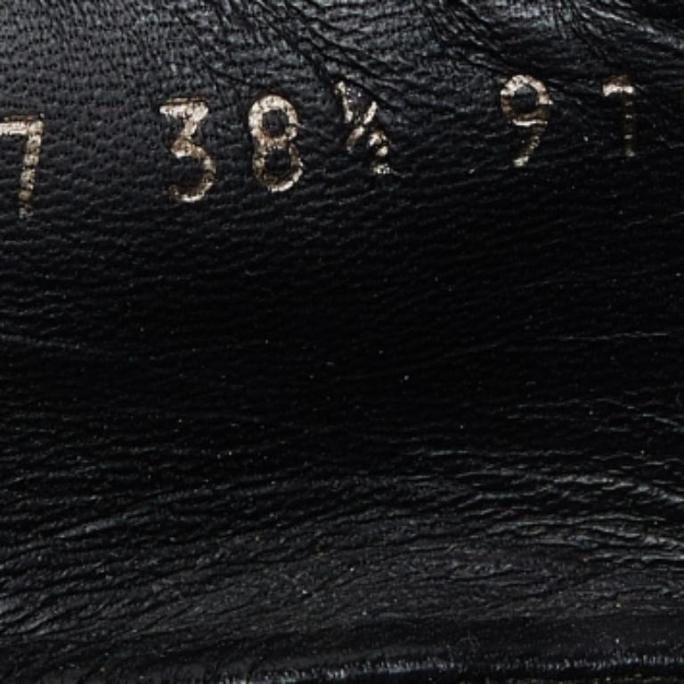 Giuseppe Zanotti Noir Crystal Suede Shark Tooth Smoking Slippers Size 38.5 en vente 3
