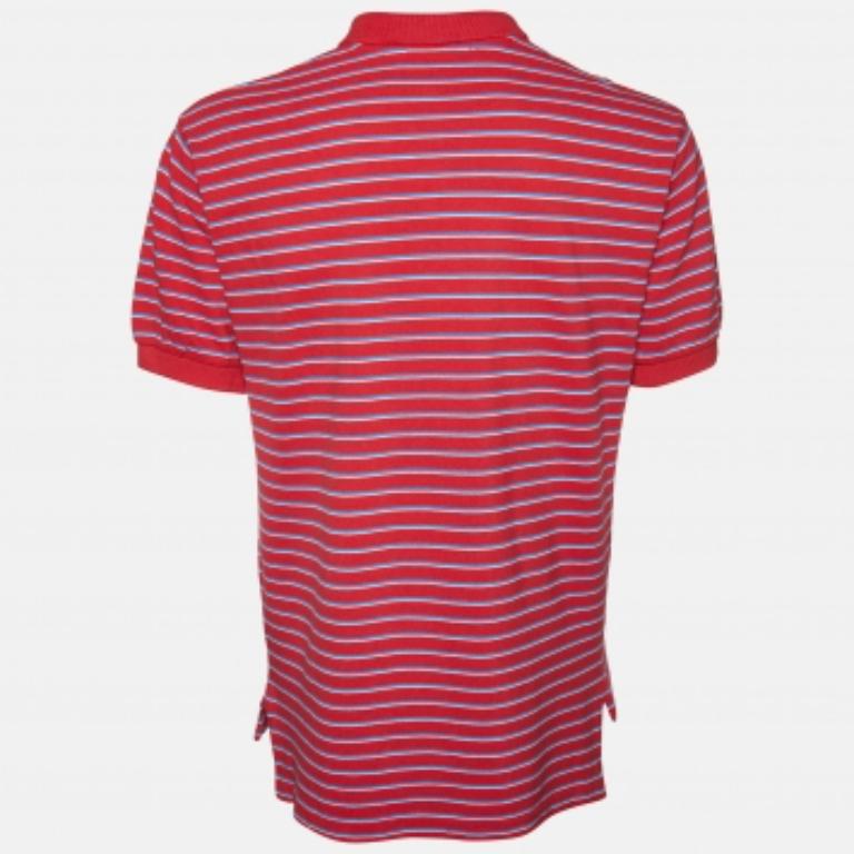 Polo by Ralph Lauren Red a righe in cotone M. T. I. in vendita 1