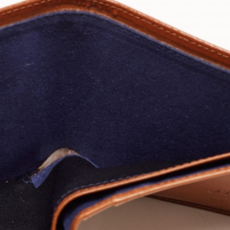 S.T. Dupont Portefeuille multifonctions en cuir marron en vente 4