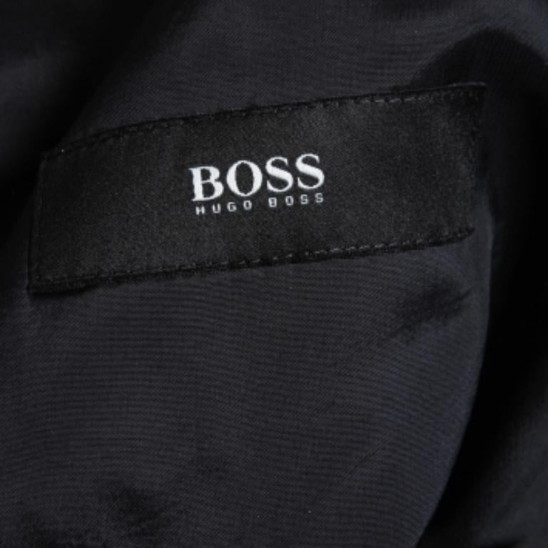 Boss By Hugo Boss Blazer monopetto in lana nera XXXL in vendita 1