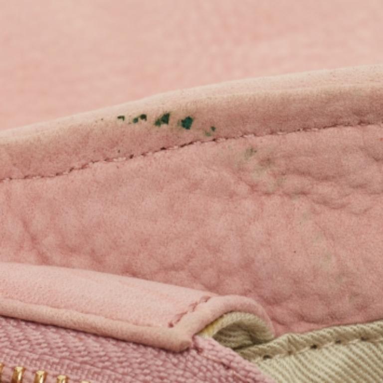 DKNY Tote in nubuck traforato rosa in vendita 3