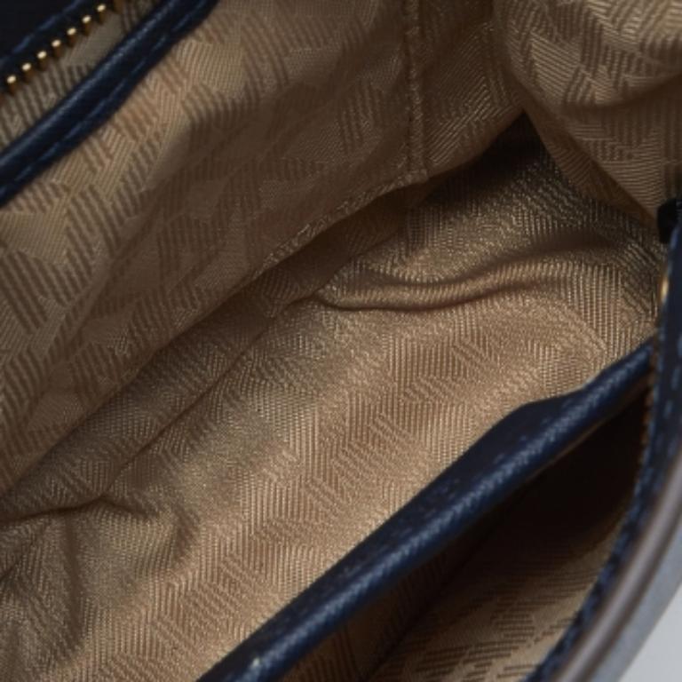 Michael Kors Mini Bridgette Tote in pelle blu in vendita 4