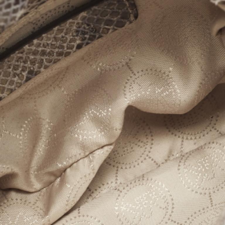 Michael Michael Kors - Borsa a tracolla Fulton con patta in pelle goffrata di pitone nero in vendita 1