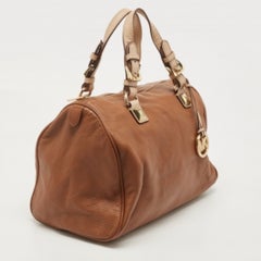 MICHAEL Michael Kors Bolso Grayson Boston de piel marrón