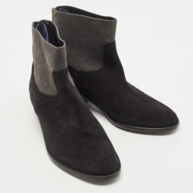 Zadig & Voltaire - Stivaletti in camoscio nero Taglia 36 In condizioni ottime in vendita a Dubai, Al Qouz 2