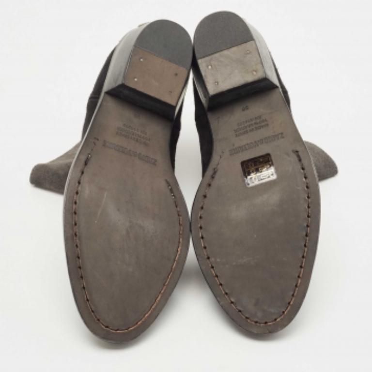 Zadig & Voltaire - Stivaletti in camoscio nero Taglia 36 in vendita 2