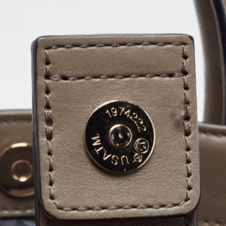 Diane von Furstenberg - Tote con busta segreta in pelle grigia grande 440 Gallery (a) Gallery in vendita 4