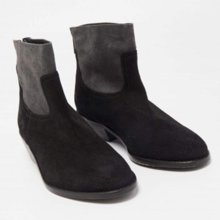 Zadig & Voltaire Black Suede Ankle Boots Size 36 Pour femmes en vente