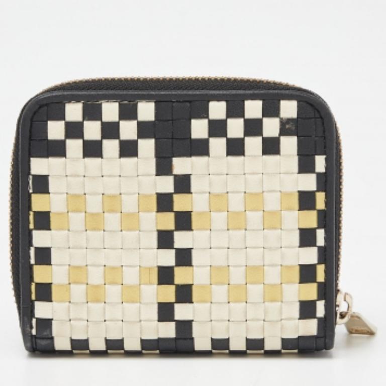Portefeuille zippé en cuir tricolore de Furla Bon état - En vente à Dubai, Al Qouz 2