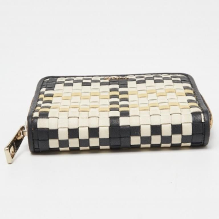 Portefeuille zippé en cuir tricolore de Furla en vente 4