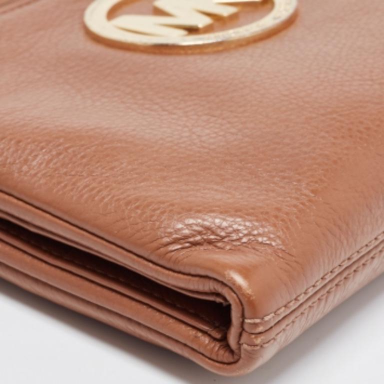 Michael Michael Kors Sac à bandoulière en cuir marron en vente 1