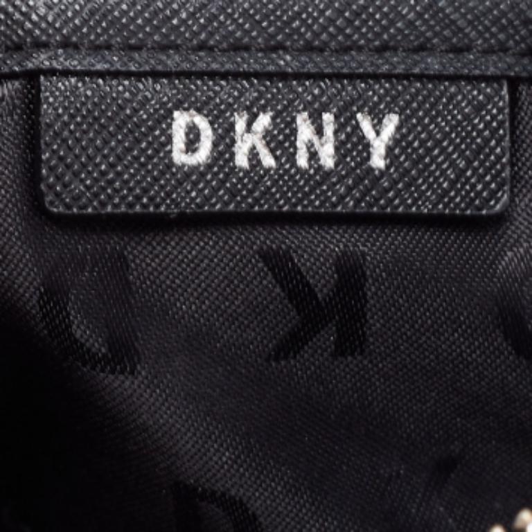 DKNY Borsa a tracolla Bryant Dome in pelle grigia in vendita 4