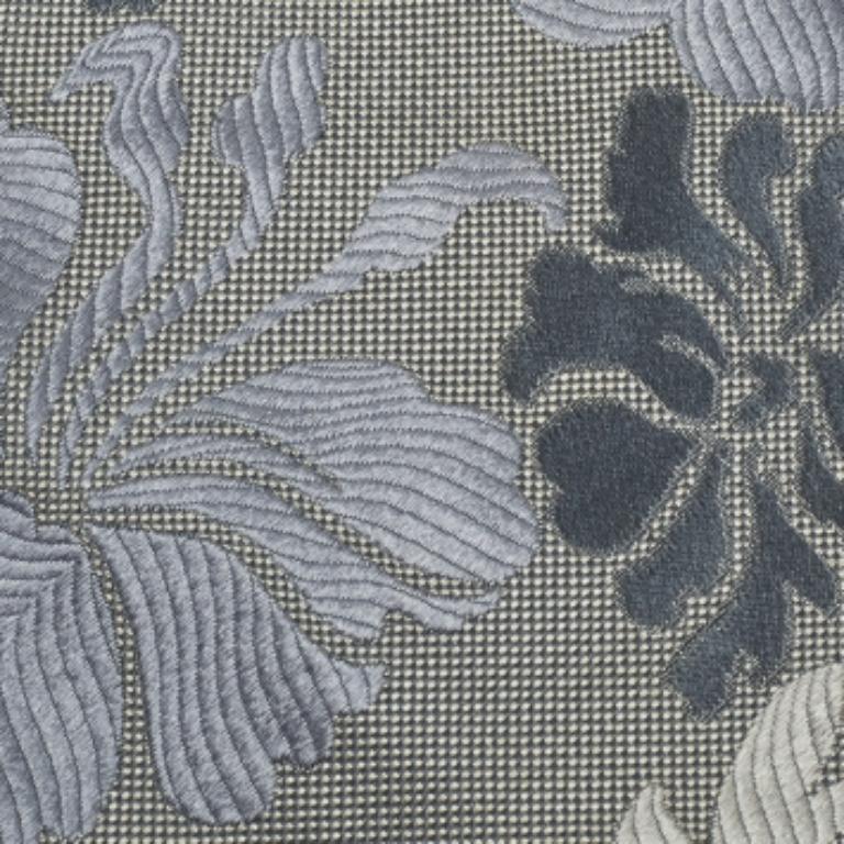 Emporio ARMANI Corbata tradicional de seda con estampado floral gris Gris en venta