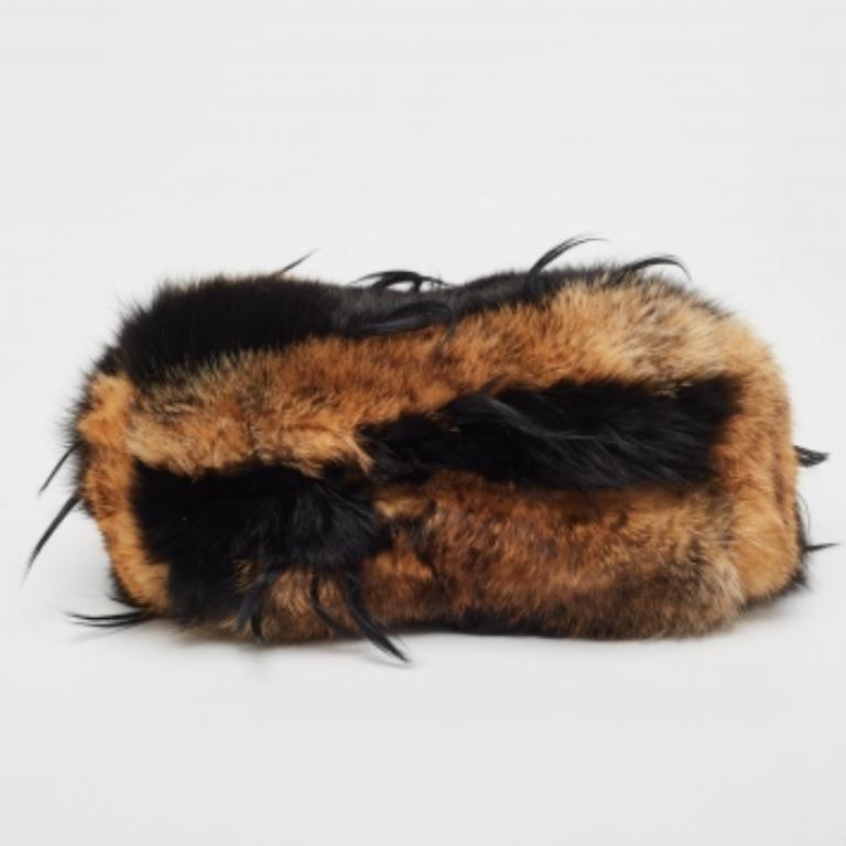 Gianfranco Ferre Cartera Marrón/Negra con Encanto de Piel Negro en venta