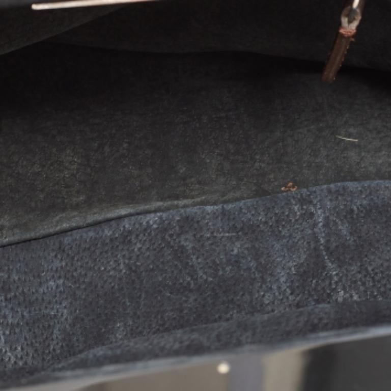 Gianfranco Ferre Cartera Marrón/Negra con Encanto de Piel en venta 2