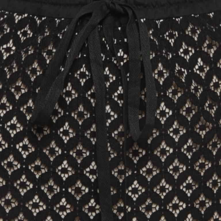 See by Chloe Schwarzer Spitzenminirock M im Angebot 2