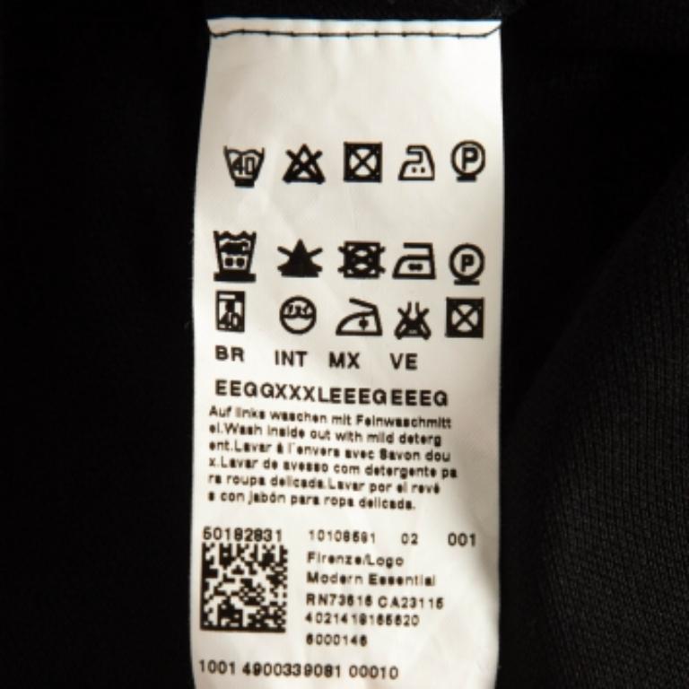 Uomo Boss By Hugo Boss - Maglietta Polo in cotone Pima Nero XXXL in vendita
