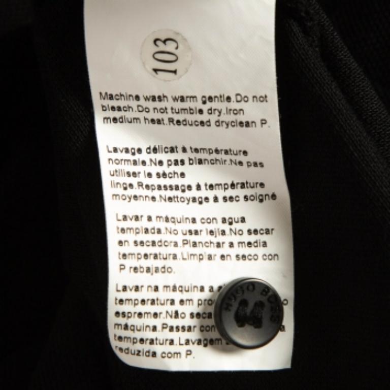 Boss By Hugo Boss - Maglietta Polo in cotone Pima Nero XXXL In condizioni ottime in vendita a Dubai, Al Qouz 2