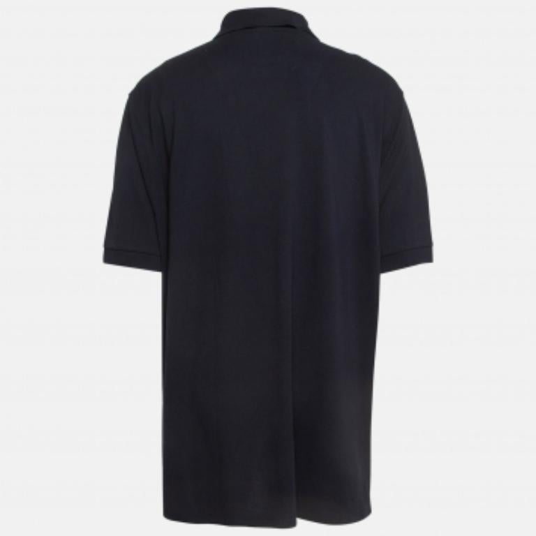 Boss By Hugo Boss T-Shirt Polo en coton pima noir 4XL en vente 4