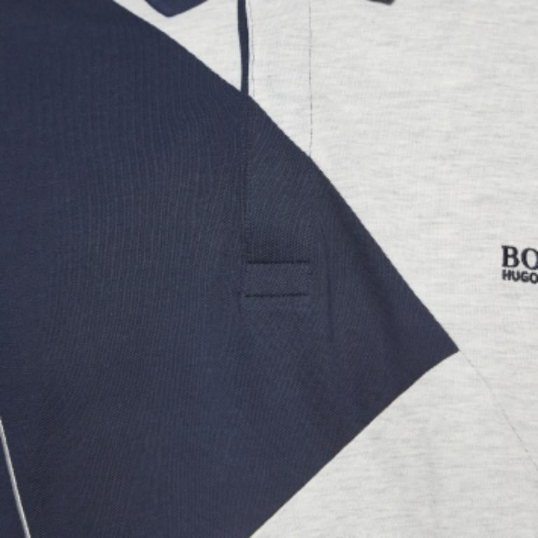 Uomo Boss by Hugo Boss - Maglietta Polo in cotone Pima Colorblocked XXXL in vendita