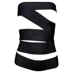 Yves Saint Laurent S/S RTW Tom Ford Runway Bandage Wrap Belt Top, 2001
