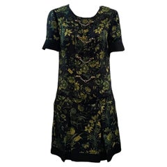 Gucci Floral Silk Mini Dress with Bamboo Hardware, 2000s