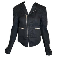 Balenciaga Moto Jacket with Lace-Up Sides