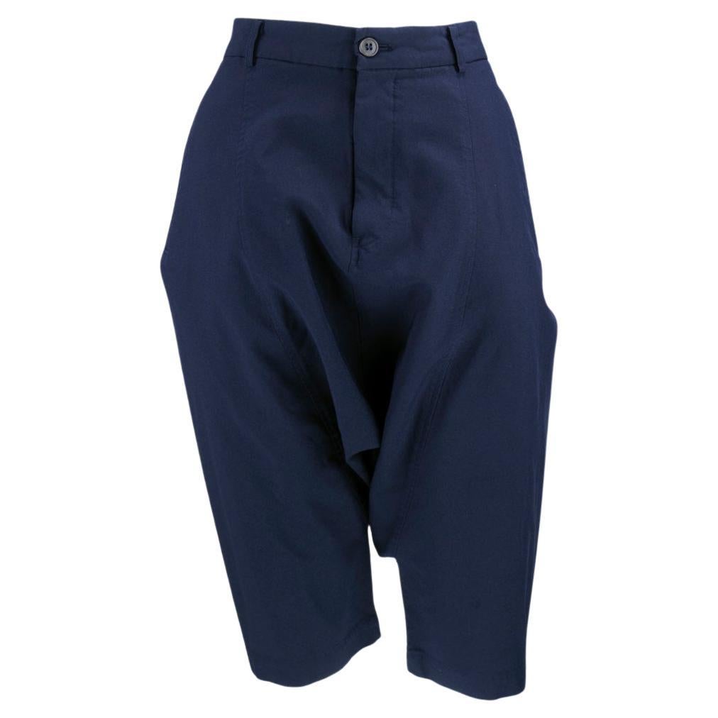 COMME DES GARCONS Deep Indigo Cropped Harem Pants