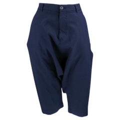COMME DES GARCONS Deep Indigo Cropped Harem Pants