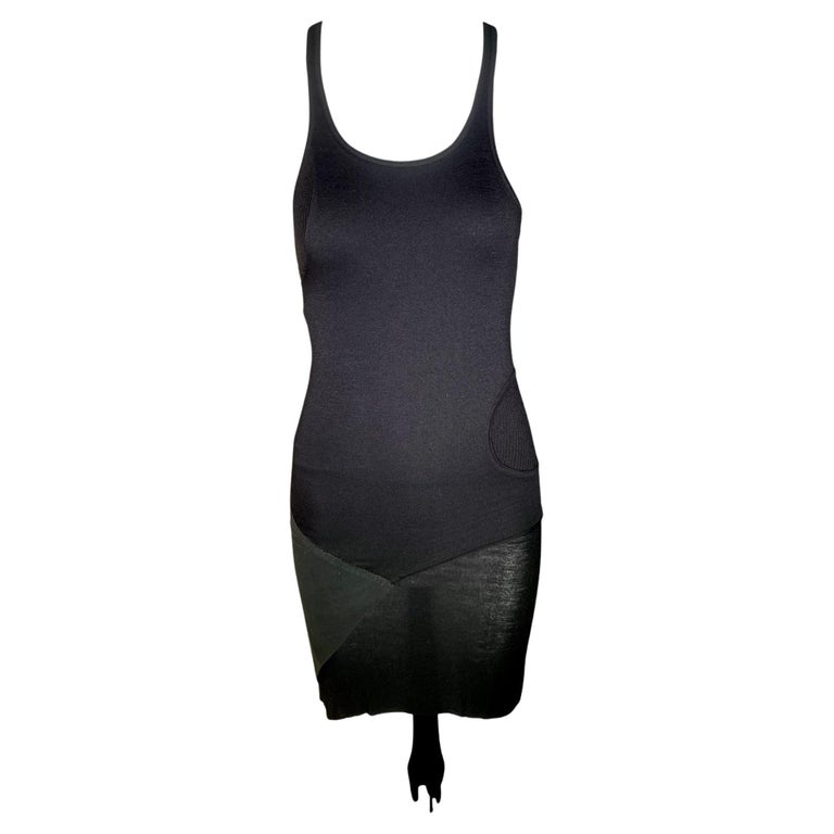 black midi mesh dress TUBE MESH MIDI DRESS