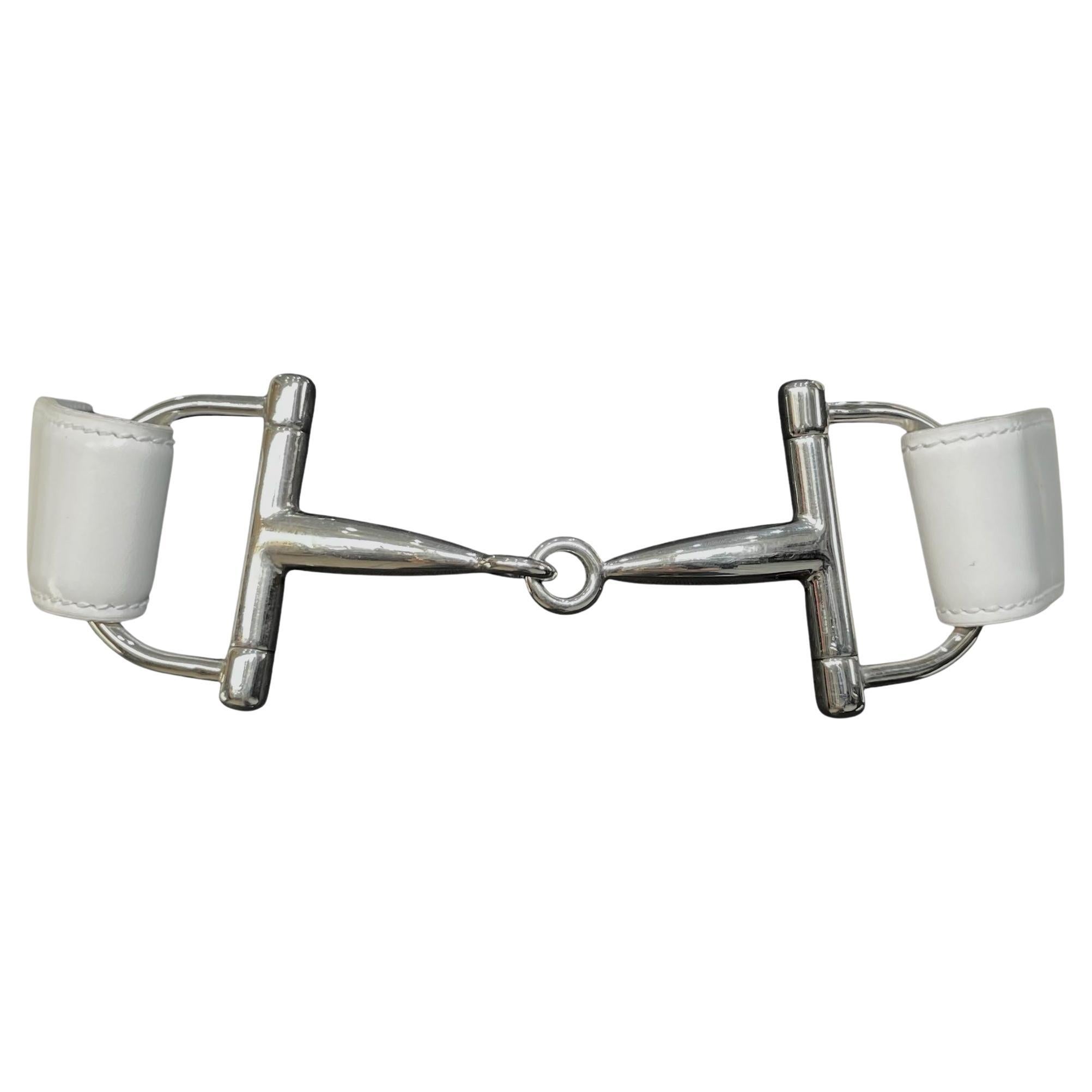 Tom Ford for Gucci F/W Leather And Horse Bit Buckle Belt, 1995 For