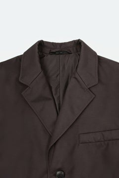 Gucci Men's Brown Casual Blazer IT50 L Polyester Unstructured Jacket