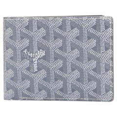 GOYARD Victoire Goyardine coated canvas monogram bifold credit card wallet PM