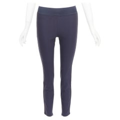STELLA MCCARTNEY 2015 cotton blend elastic embroidery trim cropped pants IT38 XS