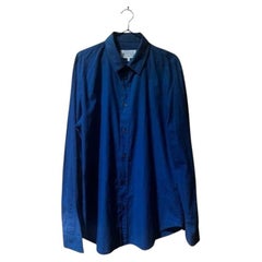Maison Margiela Blue Cotton Shirt Line 10 Size 54 Men’s