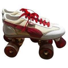 Vintage Puma Roller Skates Quad Skate Trainers Retro Disco EU 38 Rare