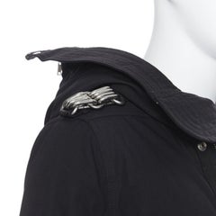 RICK OWENS AW 2019 Larry Jumbo Parka chained goose down padded puffer IT40 S