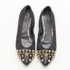 GIVENCHY Riccardo Tisci bailarinas con puntera escamada y estrella dorada EU37