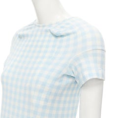 rare COMME DES GARCONS Robe De Chambre Vintage 1997 Lumps Bumps light blue dress