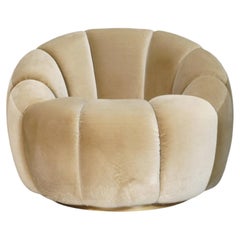 Soho Home Green Velvet Garret Armchair