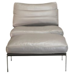 Flexform Happy Sessel und Fußhocker von Antonio Citterio
