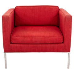 1960 Davis Allen y Gordon Bunshaft de SOM Silla Club Lounge de acero inoxidable