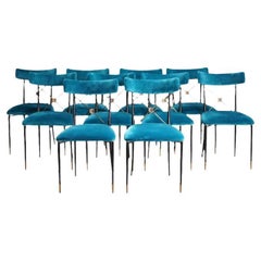 Rider Dining Chair - Rialto Peacock by Jonathan Adler