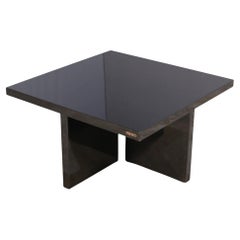 Kenzo Paris Lacquered Square Coffee Table