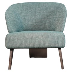 Minotti Green Aston Armchair by Rodolfo Dordoni