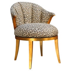 Custom Leopard Accent Chair by Christopher Guy