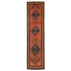 Persian Bijar Runner Rug - 10526