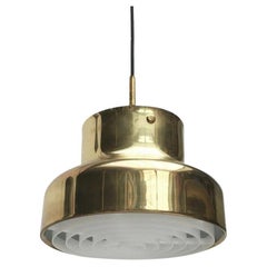 Mid-Century Swedish Bumling Brass Pendant Lamp by Anders Pehrson, 1960s Mid-Century Swedish Bumling Brass Pendant Lamp by Anders Pehrson, 1960s
